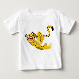 Cute Runing Cartoon Cheetah Baby T-Shirt
