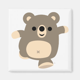 Cute Running Cartoon Beer magnet
