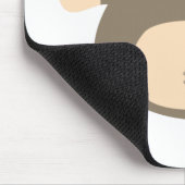 Cute Running Cartoon Beer mousepad Muismat (Hoek)