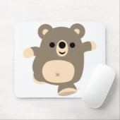 Cute Running Cartoon Beer mousepad Muismat (Met muis)