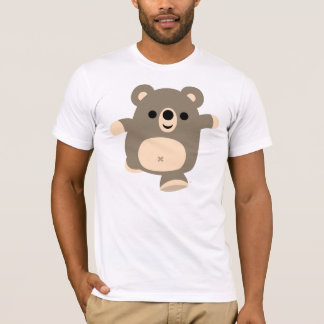 Cute Running Cartoon Beer T-shirt