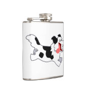 Cute Running Cartoon Border Collie Hip Flask Heupfles (Rechts)