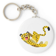 Cute Running Cartoon Cheetah