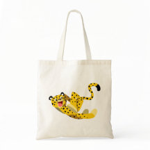 Cute Running Cartoon Cheetah