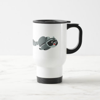 Cute Running Cartoon Raccoon Reisbeker