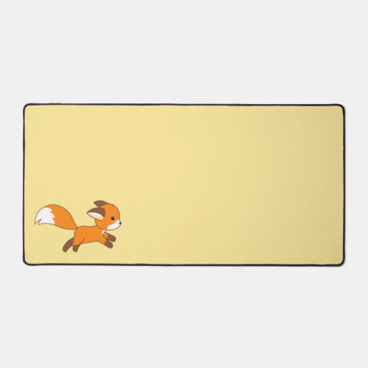 Cute Running Fox Bureaumat (Voorkant)