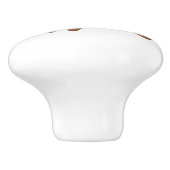 Cute Running Fox Keramische Knop (Zijkant)