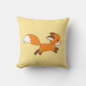 Cute Running Fox Kussen (Voorkant)