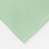 Cute Running Fox on Green Fleece Deken (Hoek)