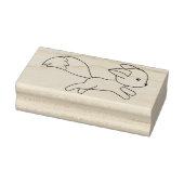 Cute Running Fox Rubberstempel (Stempel)