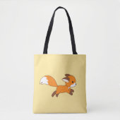 Cute Running Fox Tote Bag (Voorkant)