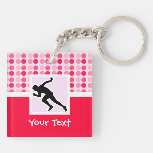 Cute, Running Sleutelhanger (Achterkant)