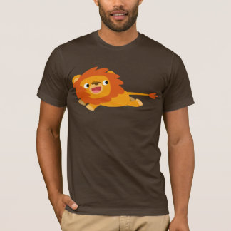 Cute Rushing Cartoon Lion T-Shirt