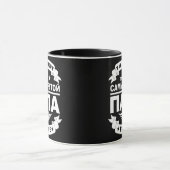 Cute Russian dad Kyrillian Russian Fathers Day Mok (Midden)