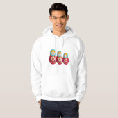 Cute Russian Nesting Doll Matryoshka Graphic Hoodie (Voorkant volledig)