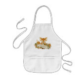 Cute Rustic Autumn Fox Personalized Kinder Schort (Voorkant)
