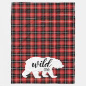 Cute Rustic Country Beer Flannel Pset Pattern Fleece Deken (Voorkant)