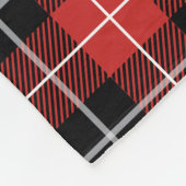 Cute Rustic Country Beer Flannel Pset Pattern Fleece Deken (Hoek)