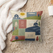 Cute Rustic Country Farmhouse Patchwork Kussen (Deken)