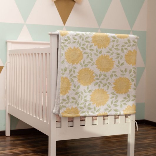 Cute Rustic Country Sunflower Pattern Fleece Deken