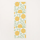 Cute Rustic Country Sunflower Pattern Yogamat (Voorkant)