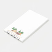 Cute Rustic Forest Woodland Animal Post-it® Notes (Schuin)
