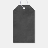 Cute Rustic Halloween Gnome Gift Label Cadeaulabel (Achterkant)