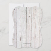 Cute Rustic Kitchen Lingerie Vrijgezellenfeest Inv Kaart (Achterkant)