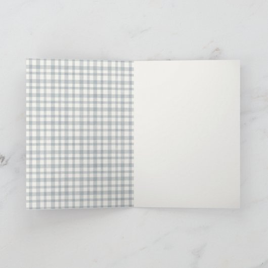 Cute Rustic Mum and Baby Tiger Foliage Baby Shower Bedankkaart (Binnen)