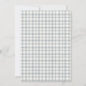 Cute Rustic Mum and Baby Tiger Foliage Baby Shower Bedankkaart (Achterkant)