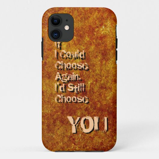 Cute rustic texture love quote Case-Mate iPhone case (Achterkant)