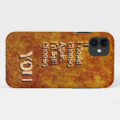 Cute rustic texture love quote Case-Mate iPhone case (Achterkant (horizontaal))