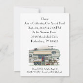 Cute RV  Fifth Wheel Camper Travel Trailer Kaart (Achterkant)