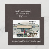 Cute RV  Fifth Wheel Camper Travel Trailer Kaart (Voorkant / Achterkant)