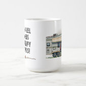 Cute RV  Fifth Wheel Camper Travel Trailer Koffiemok (Center)