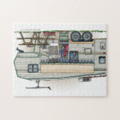 Cute RV  Fifth Wheel Camper Travel Trailer Legpuzzel (Horizontaal)