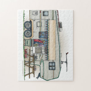 Cute RV  Fifth Wheel Camper Travel Trailer Legpuzzel