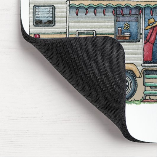 Cute RV Fifth Wheel Camper Travel Trailer Muismat (Hoek)