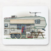 Cute RV  Fifth Wheel Camper Travel Trailer Muismat (Voorkant)