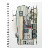 Cute RV  Fifth Wheel Camper Travel Trailer Notitieboek (Voorkant)