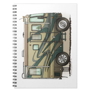 Cute RV  Fifth Wheel Camper Travel Trailer Notitieboek