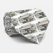 Cute RV  Fifth Wheel Camper Travel Trailer Stropdas (Opgerold)