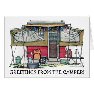 Cute RV  Popup Camper Travel Trailer