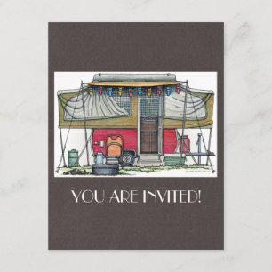 Cute RV  Popup Camper Travel Trailer Kaart