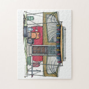 Cute RV  Popup Camper Travel Trailer Legpuzzel