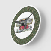 Cute RV  Popup Camper Travel Trailer Ronde Klok (Hoek)