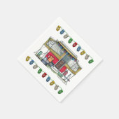 Cute RV  Popup Camper Travel Trailer Servet (Hoek)