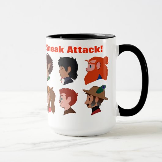 Cute SA! Gegoten Mok (Rechts)