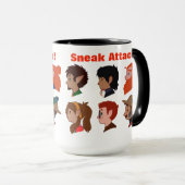 Cute SA! Gegoten Mok (Voorkant rechts)