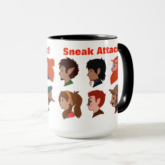 Cute SA! Gegoten Mok (Voorkant rechts)